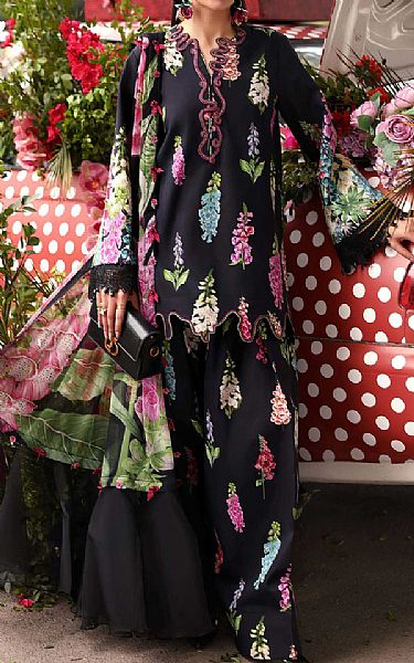 Maria B Black Lawn Suit | Pakistani Lawn Dress in USA- Image 1