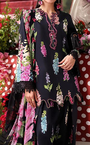 Maria B Black Lawn Suit | Pakistani Lawn Dress in USA- Image 2