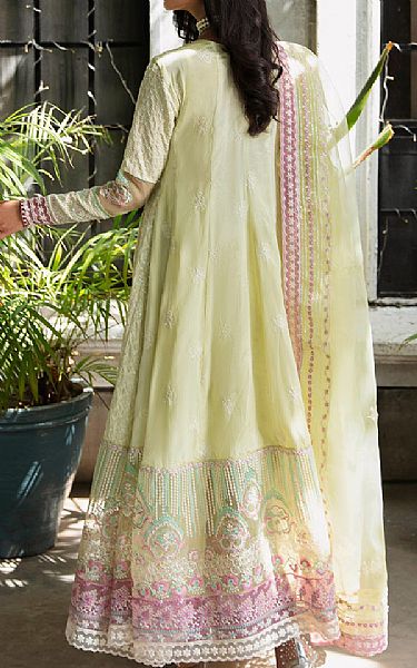 Maria Osama Khan Green Mist Grip Suit | Pakistani Embroidered Chiffon Dresses- Image 2