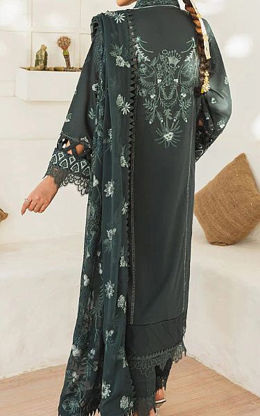 Marjjan Viridian Green Lawn Suit | Pakistani Lawn Suits- Image 2