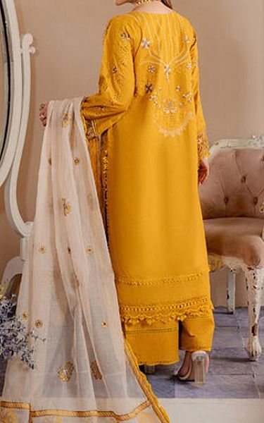 Marjjan Mustard Karandi Suit | Pakistani Winter Dresses- Image 2