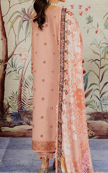 Marjjan Peach Karandi Suit | Pakistani Winter Dresses- Image 2