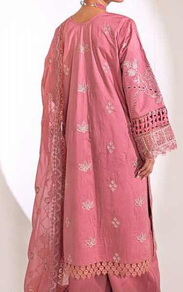 Marjjan Brink Pink Silk Suit | Pakistani Winter Dresses- Image 2
