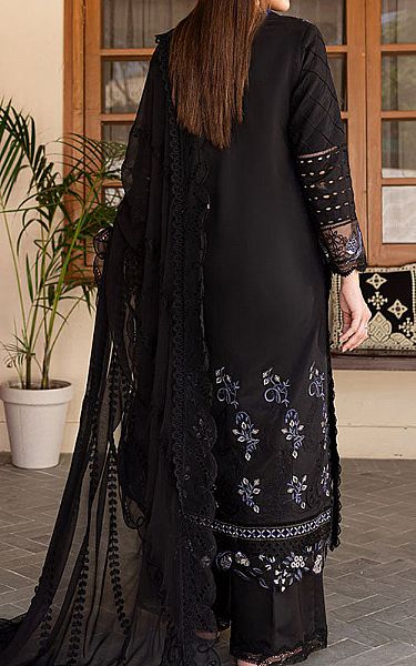 Marjjan Black Viscose Suit | Pakistani Winter Dresses in USA- Image 2