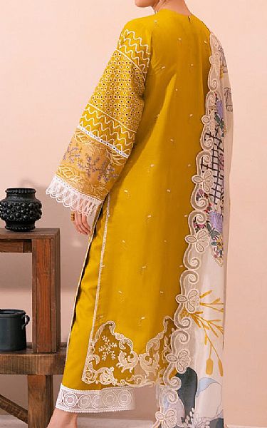 Marjjan Mustard Viscose Suit | Pakistani Winter Dresses in USA- Image 2