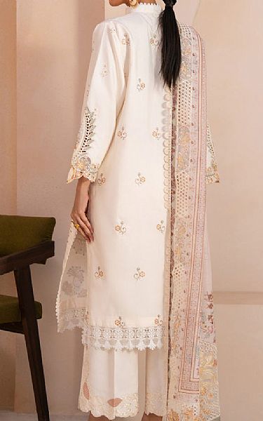 Marjjan Off White Viscose Suit | Pakistani Winter Dresses in USA- Image 2