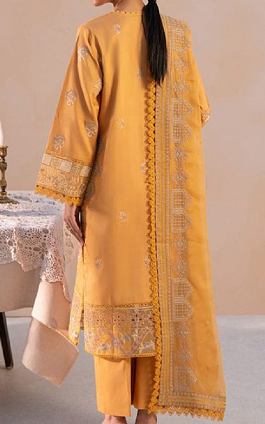Marjjan Pastel Orange Viscose Suit | Pakistani Winter Dresses in USA- Image 2