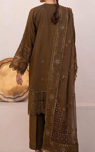 Marjjan Otter Brown Viscose Suit | Pakistani Winter Dresses in USA- Image 2