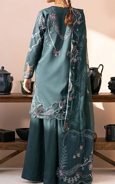Marjjan Gable Green Viscose Suit | Pakistani Winter Dresses in USA- Image 2