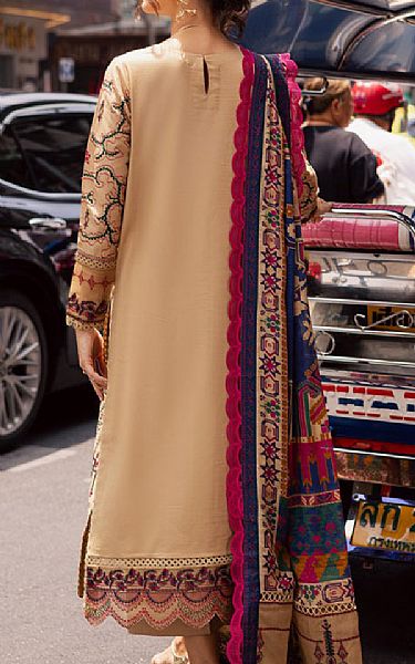Marjjan Tan Lawn Suit | Pakistani Lawn Dress in USA- Image 2