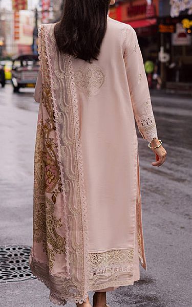 Marjjan Oyster Pink Lawn Suit | Pakistani Lawn Dress in USA- Image 2