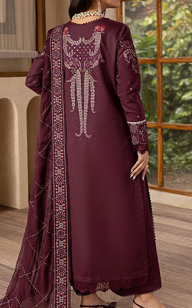 Marjjan Redwood Lawn Suit | Pakistani Lawn Dress in USA- Image 2