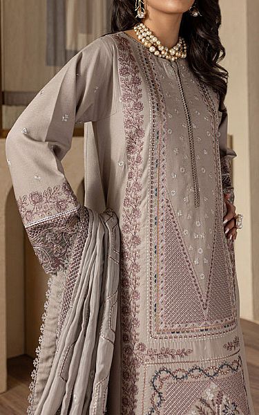 Marjjan Grey Lawn Suit | Pakistani Lawn Dress in USA- Image 2