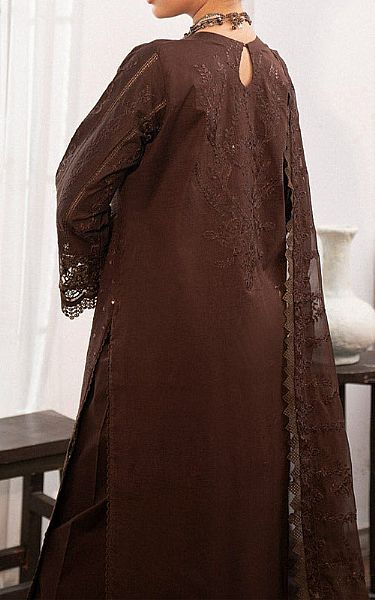 Marjjan Chocolate Lawn Suit | Pakistani Lawn Suits- Image 2