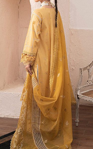 Marjjan Yellow Lawn Suit | Pakistani Lawn Suits- Image 2