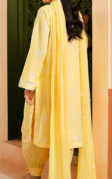 Marjjan Yellow Lawn Suit | Pakistani Lawn Dress in USA- Image 2