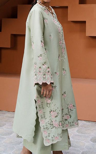 Marjjan Mint Green Lawn Suit | Pakistani Lawn Dress in USA- Image 2