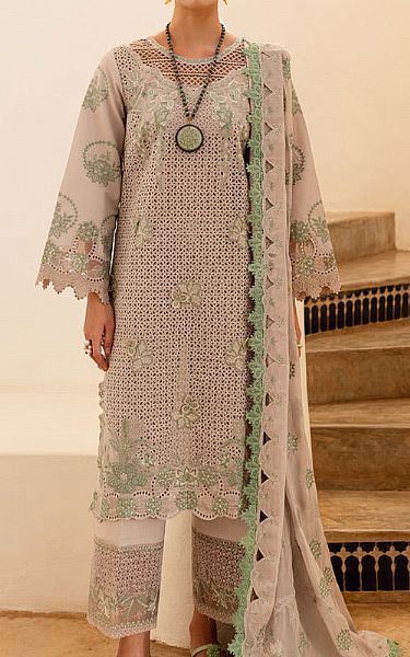Marjjan Ivory Lawn Suit | Pakistani Lawn Dress in USA- Image 1