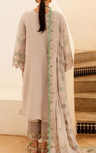 Marjjan Ivory Lawn Suit | Pakistani Lawn Dress in USA- Image 2