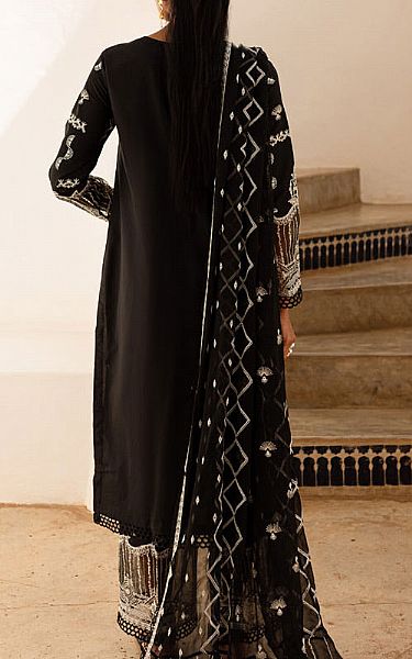 Marjjan Black Lawn Suit | Pakistani Lawn Dress in USA- Image 2