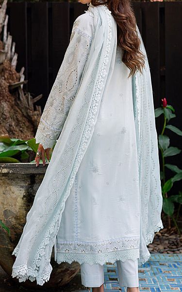 Marjjan Sky Blue Lawn Suit | Pakistani Lawn Dress in USA- Image 2