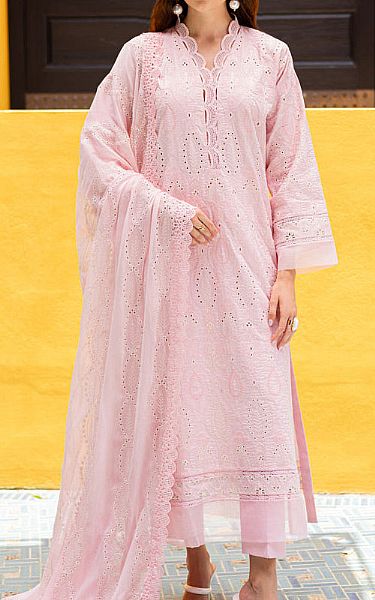 Marjjan Pink Lawn Suit | Pakistani Lawn Dress in USA- Image 1
