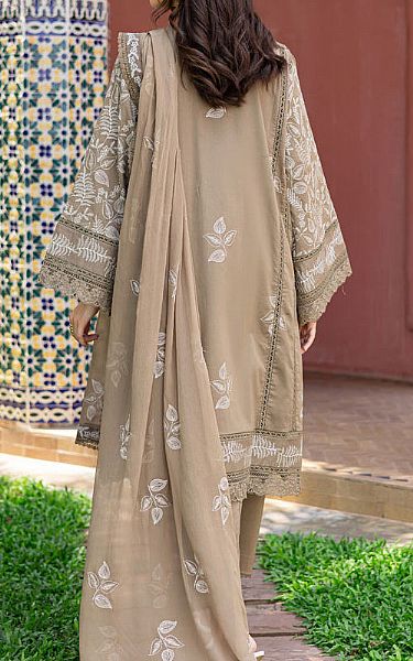 Marjjan Beige Lawn Suit | Pakistani Lawn Dress in USA- Image 2