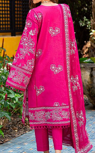 Marjjan Hot Pink Lawn Suit | Pakistani Lawn Dress in USA- Image 2
