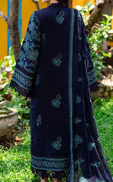 Marjjan Teal Blue Lawn Suit | Pakistani Lawn Dress in USA- Image 2