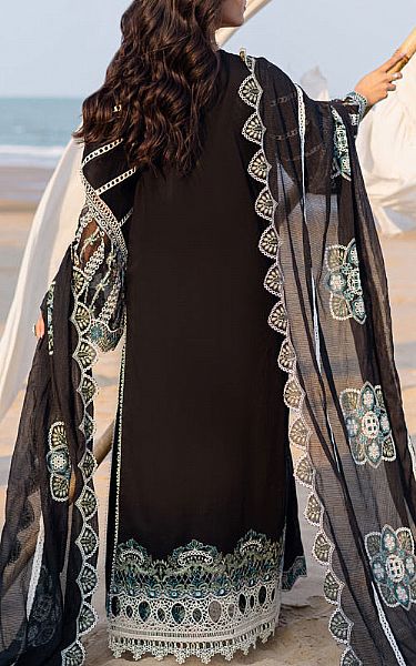 Marjjan Black Lawn Suit | Pakistani Lawn Dress in USA- Image 2