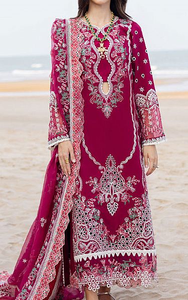 Marjjan Crimson Lawn Suit | Pakistani Lawn Dress in USA- Image 1