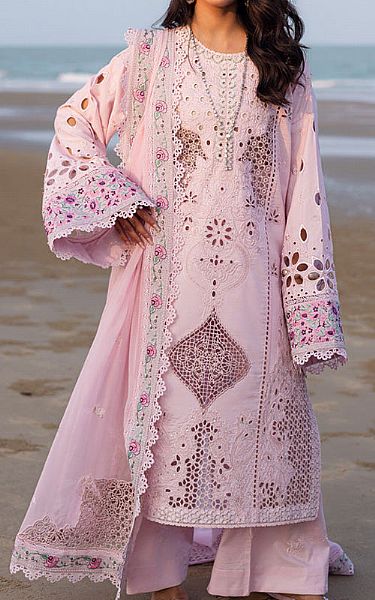 Marjjan Pink Lawn Suit | Pakistani Lawn Dress in USA- Image 1