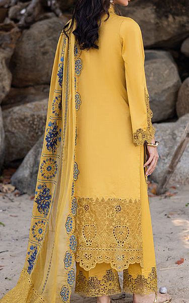 Marjjan Mustard Lawn Suit | Pakistani Lawn Dress in USA- Image 2