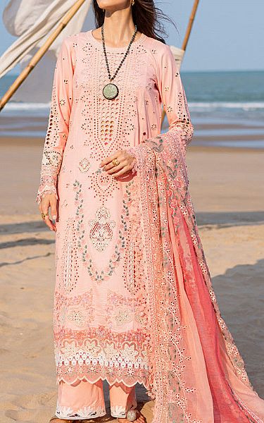 Marjjan Pink Lawn Suit | Pakistani Lawn Dress in USA- Image 1