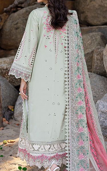Marjjan Mint Green Lawn Suit | Pakistani Lawn Dress in USA- Image 2
