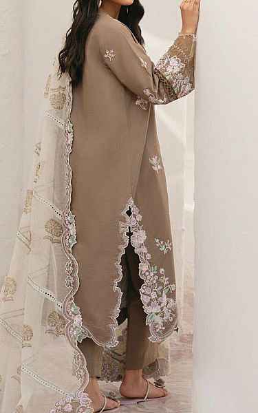 Marjjan Beige Lawn Suit | Pakistani Lawn Dress in USA- Image 2