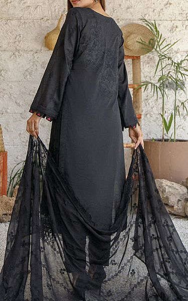 Marjjan Black Lawn Suit | Pakistani Lawn Dress in USA- Image 2