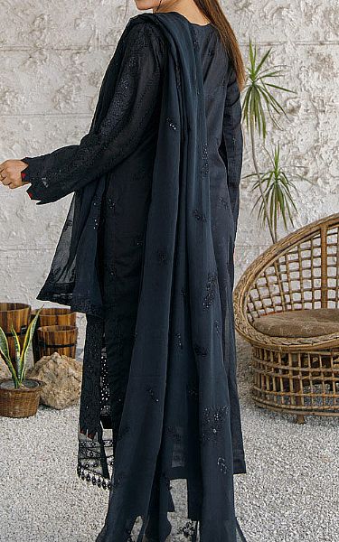 Marjjan Black Lawn Suit | Pakistani Lawn Dress in USA- Image 2