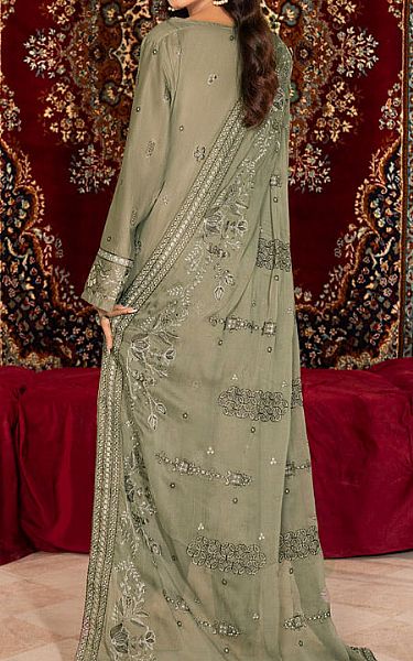 Marjjan Sage Lawn Suit | Pakistani Lawn Dress in USA- Image 2