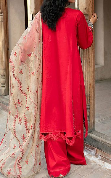 Marjjan Ruby Red Viscose Suit | Pakistani Winter Dresses- Image 2