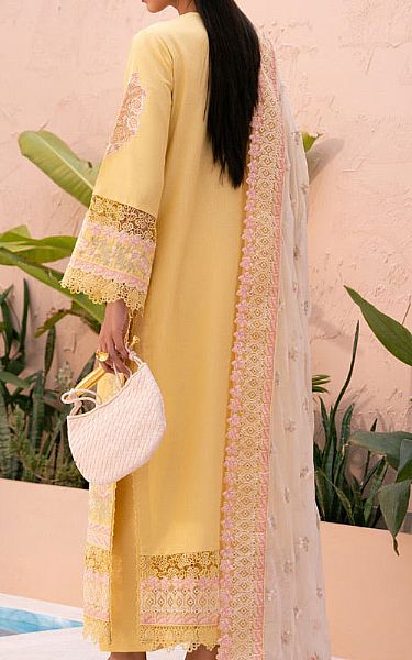 Marjjan Yellow Karandi Suit | Pakistani Winter Dresses in USA- Image 2