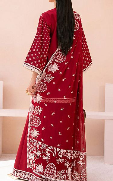 Marjjan Maroon Karandi Suit | Pakistani Winter Dresses in USA- Image 2
