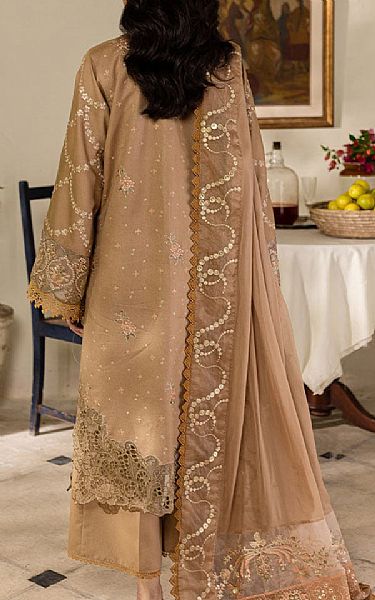Marjjan Tan Karandi Suit | Pakistani Winter Dresses in USA- Image 2