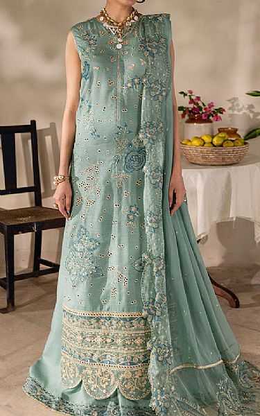Marjjan Summer Green Karandi Suit | Pakistani Winter Dresses in USA- Image 1