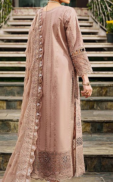 Marjjan Rose Pink Lawn Suit | Pakistani Lawn Suits- Image 2