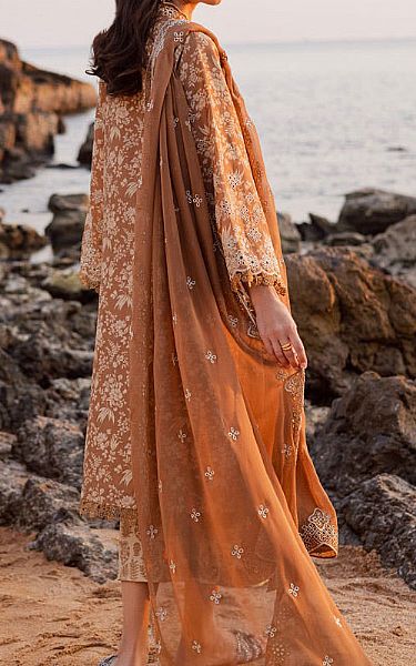 Marjjan Almond Lawn Suit | Pakistani Lawn Dress in USA- Image 2