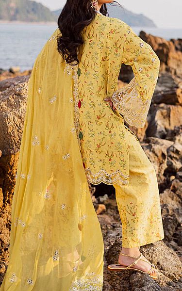 Marjjan Yellow Lawn Suit | Pakistani Lawn Dress in USA- Image 2