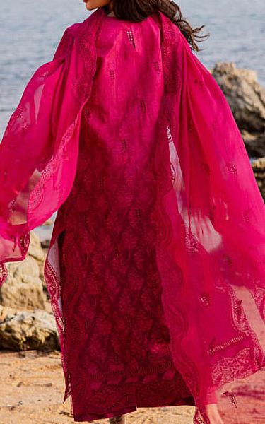 Marjjan Hot Pink Lawn Suit | Pakistani Lawn Dress in USA- Image 2