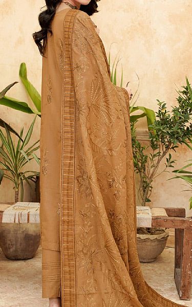 Marjjan Bronze Karandi Suit | Pakistani Winter Dresses in USA- Image 2
