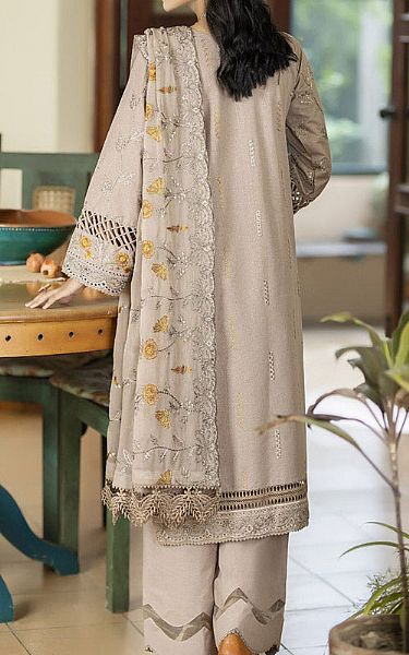 Marjjan Ivory Karandi Suit | Pakistani Winter Dresses- Image 2